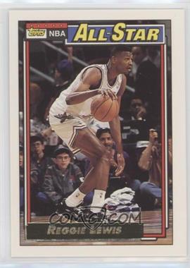 1992-93 Topps - [Base] - Gold #104 - All-Star - Reggie Lewis