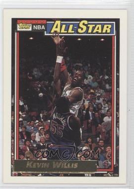 1992-93 Topps - [Base] - Gold #109 - All-Star - Kevin Willis