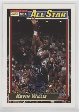 1992-93 Topps - [Base] - Gold #109 - All-Star - Kevin Willis