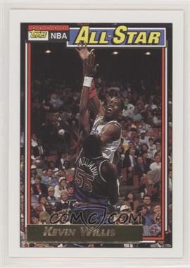 1992-93 Topps - [Base] - Gold #109 - All-Star - Kevin Willis