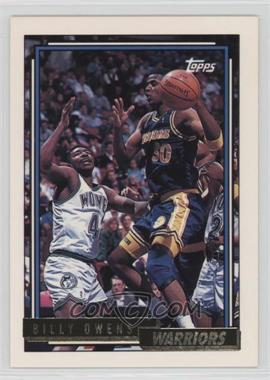 1992-93 Topps - [Base] - Gold #129 - Billy Owens