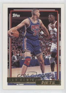 1992-93 Topps - [Base] - Gold #132 - Sam Bowie