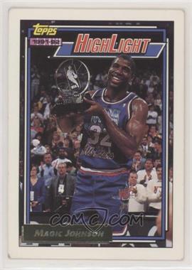 1992-93 Topps - [Base] - Gold #2 - Magic Johnson [EX to NM]