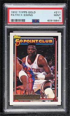 1992-93 Topps - [Base] - Gold #211 - Patrick Ewing [PSA 9 MINT]