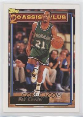 1992-93 Topps - [Base] - Gold #221 - Fat Lever