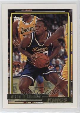 1992-93 Topps - [Base] - Gold #25 - Mitch Richmond