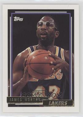 1992-93 Topps - [Base] - Gold #255 - James Worthy