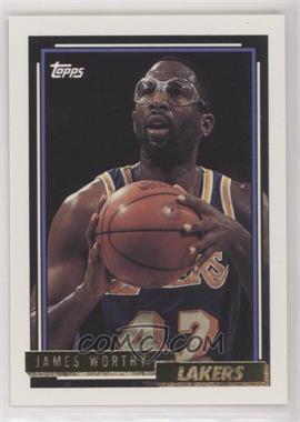 1992-93 Topps - [Base] - Gold #255 - James Worthy