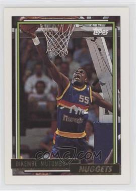 1992-93 Topps - [Base] - Gold #281 - Dikembe Mutombo