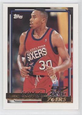 1992-93 Topps - [Base] - Gold #294 - Clarence Weatherspoon