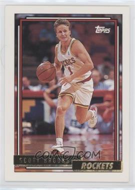 1992-93 Topps - [Base] - Gold #320 - Scott Brooks