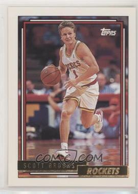 1992-93 Topps - [Base] - Gold #320 - Scott Brooks