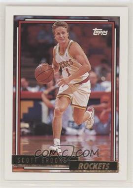 1992-93 Topps - [Base] - Gold #320 - Scott Brooks