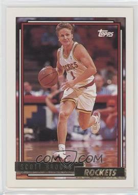 1992-93 Topps - [Base] - Gold #320 - Scott Brooks