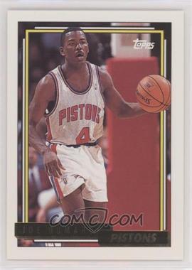 1992-93 Topps - [Base] - Gold #347 - Joe Dumars