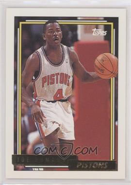 1992-93 Topps - [Base] - Gold #347 - Joe Dumars