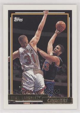 1992-93 Topps - [Base] - Gold #352 - Brad Daugherty