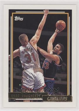 1992-93 Topps - [Base] - Gold #352 - Brad Daugherty