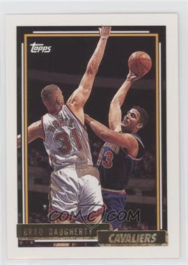 1992-93 Topps - [Base] - Gold #352 - Brad Daugherty