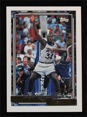 1992-93 Topps - [Base] - Gold #362 - Shaquille O'Neal [Noted]