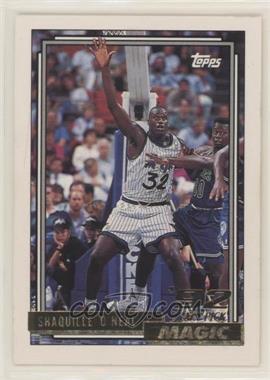 1992-93 Topps - [Base] - Gold #362 - Shaquille O'Neal [Good to VG‑EX]