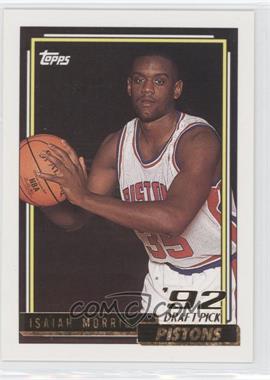 1992-93 Topps - [Base] - Gold #386 - Isaiah Morris