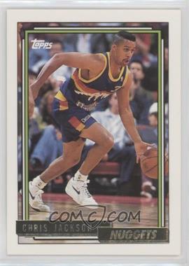 1992-93 Topps - [Base] - Gold #8 - Chris Jackson