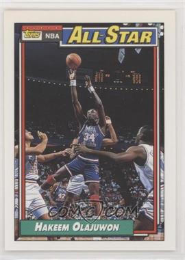 1992-93 Topps - [Base] #105 - All-Star - Hakeem Olajuwon