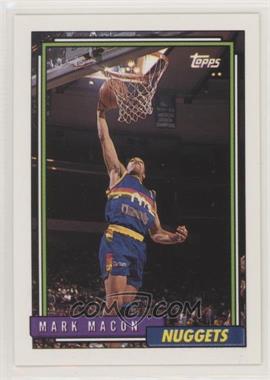 1992-93 Topps - [Base] #154 - Mark Macon