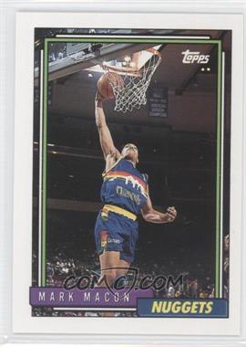 1992-93 Topps - [Base] #154 - Mark Macon