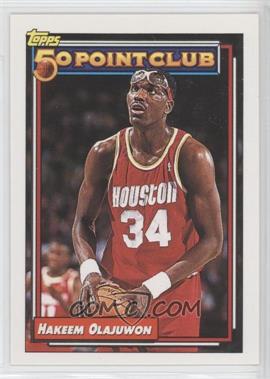 1992-93 Topps - [Base] #214 - Hakeem Olajuwon