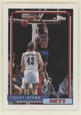 1992-93 Topps - [Base] #263 - Chucky Brown