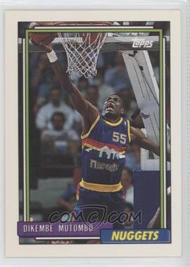 1992-93 Topps - [Base] #281 - Dikembe Mutombo [EX to NM]