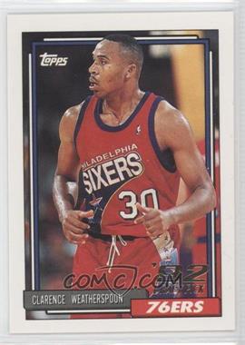 1992-93 Topps - [Base] #294 - Clarence Weatherspoon