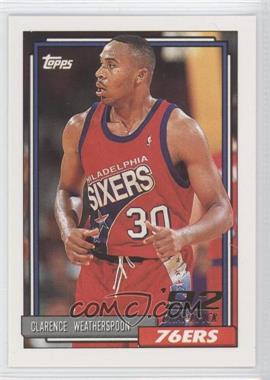 1992-93 Topps - [Base] #294 - Clarence Weatherspoon