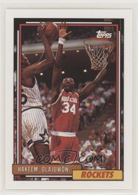 1992-93 Topps - [Base] #337 - Hakeem Olajuwon