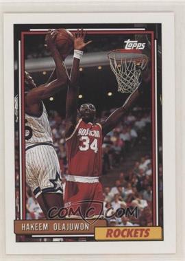 1992-93 Topps - [Base] #337 - Hakeem Olajuwon