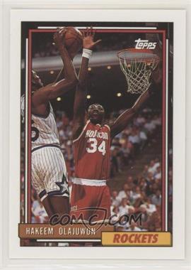 1992-93 Topps - [Base] #337 - Hakeem Olajuwon