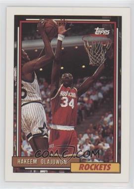 1992-93 Topps - [Base] #337 - Hakeem Olajuwon