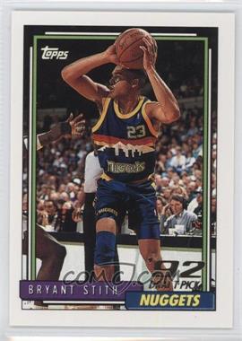 1992-93 Topps - [Base] #341 - Bryant Stith