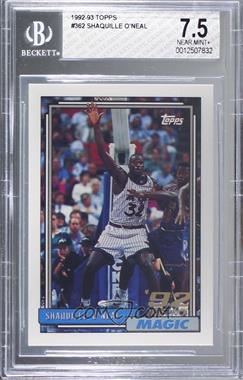 1992-93 Topps - [Base] #362 - Shaquille O'Neal [BGS 7.5 NEAR MINT+]