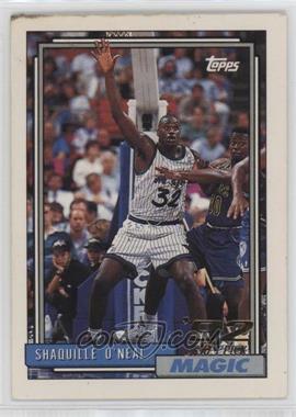 1992-93 Topps - [Base] #362 - Shaquille O'Neal [Poor to Fair]