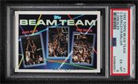 Clyde Drexler, Charles Barkley, Reggie Miller [PSA 6 EX‑MT]