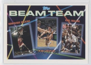 1992-93 Topps - Beam Team #4 - Dominique Wilkins, John Stockton, Karl Malone