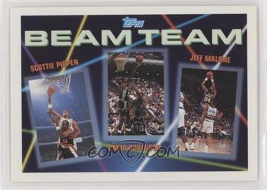 1992-93 Topps - Beam Team #6 - Jeff Malone, David Robinson, Scottie Pippen