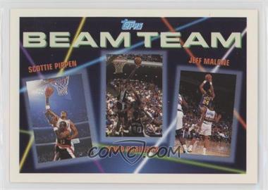 1992-93 Topps - Beam Team #6 - Jeff Malone, David Robinson, Scottie Pippen