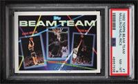 Chris Mullin, Shaquille O'Neal, Glen Rice [PSA 8 NM‑MT]