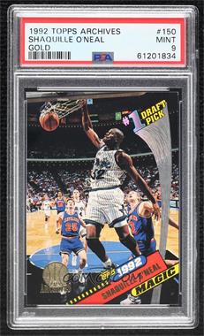 1992-93 Topps Archives - [Base] - Gold Stamp #150.2 - Shaquille O'Neal [PSA 9 MINT]