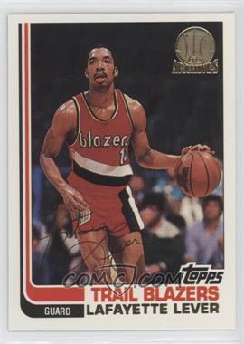1992-93 Topps Archives - [Base] - Gold Stamp #27 - Fat Lever