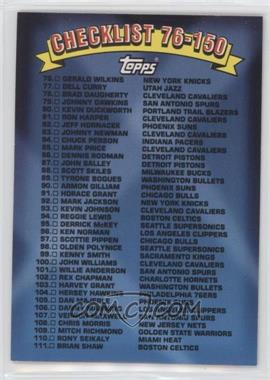 1992-93 Topps Archives - [Base] #150 - Checklist